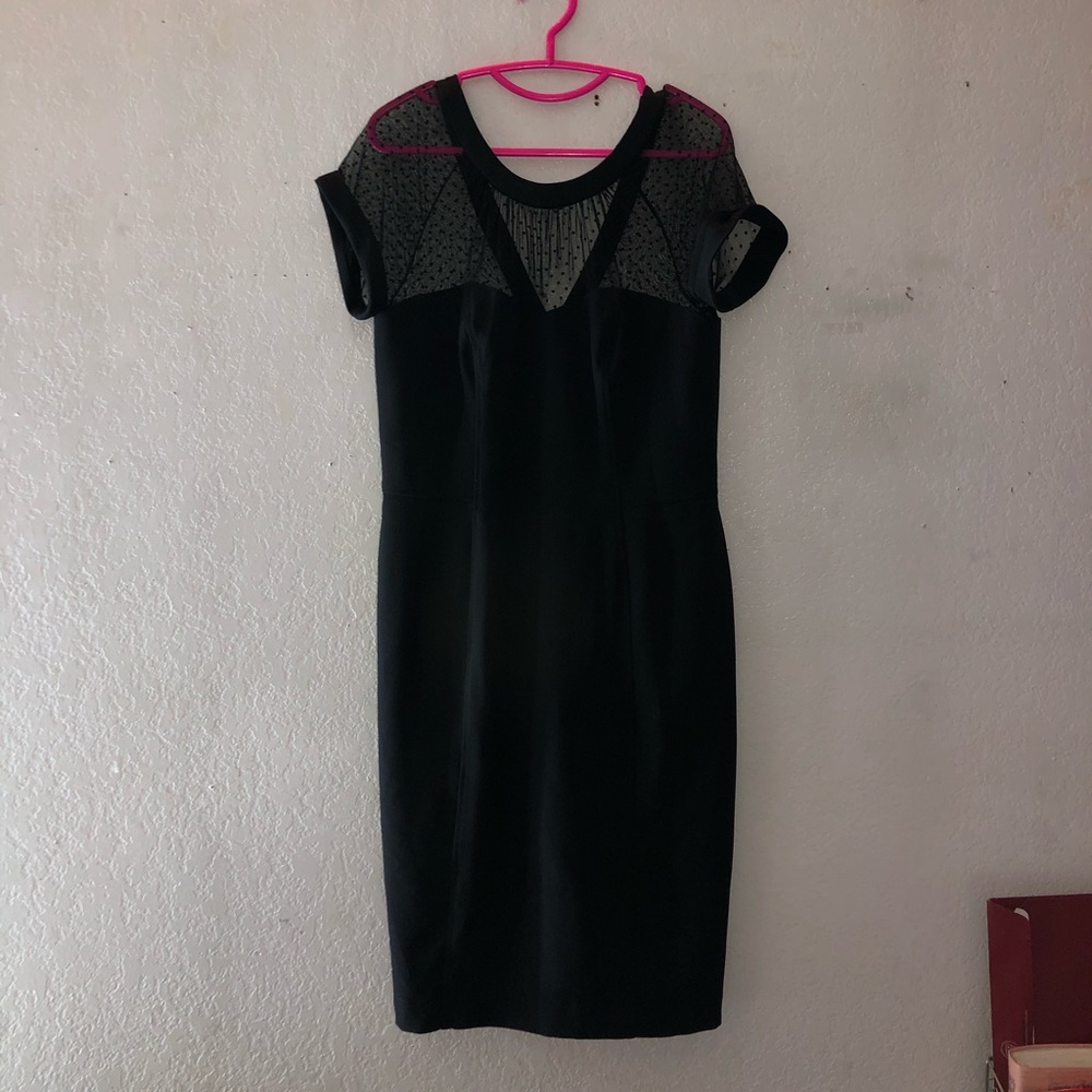 black slimming dress